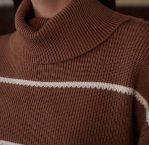 Western O-<b>Neck</b> <b>Turtle</b> <b>neck</b> Fringe Detail Breathable Sweater <b>Women's</b> Cowboy Style Suede Knit Tops Tassel Design Fashion <b>Jumper</b> - Product Image 3