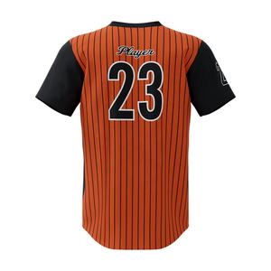 Camisetas de béisbol de alta calidad personalizadas para jóvenes unisex, camisetas transpirables con cuello en V, camisetas de béisbol con estampado de sublimación - Product Image 3