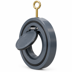Nueva Tapa Circular Gris para Drenaje de Piso con Tapa Abatible y Anillo de Elevación de Acero Inoxidable 303 - Product Image 4