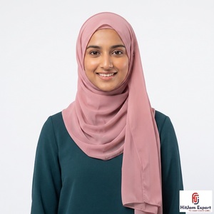 Premium Luxury Chiffon Scarf Design Soft <b>Silk</b> Feel <b>Head</b> <b>Wrap</b> Shawl OEM ODM Private Label Manufacturer - Product Image 6