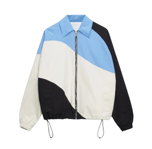 Chaqueta cortavientos Anorak con logotipo personalizado para mujer, con cremallera, forro de malla de nailon y poliéster, impermeable. - Product Image 1