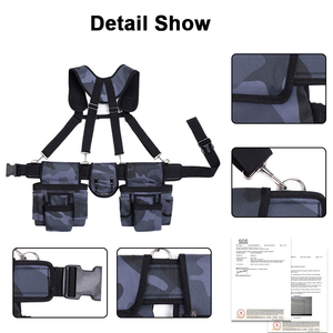 Professional Leather Tool Bag, Top-Grain Leather, Organizer, Protects Tools - Product Image 3