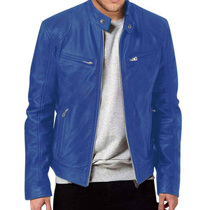 Chaqueta de Cuero Transpirable y Ecológica de Estilo Urbano, Colores Personalizados, la Mejor Calidad, Últimos Diseños, Chaqueta para Hombre OEM - Product Image 1