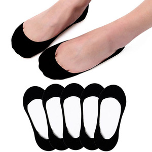 Invisible No Show <b>Socks</b> Low Cut Cotton Liner Non Slip <b>Grip</b> Ultra Thin Breathable Summer Hosiery for Loafers Flats and Sneakers - Product Image 2