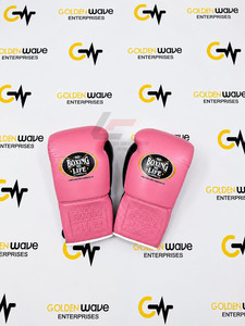 No Boxing No Life - Guantes de Boxeo Profesionales de Estilo Mexicano con Cordones, Unisex, de Cuero Auténtico, Antideslizantes, que Absorben la Humedad, para Entrenamiento al Aire Libre - Product Image 4