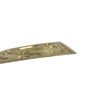 Plaque shako en laiton en forme de diamant appartenant au 27e Régiment de l'Infanterie de Ligne Française de l'époque napoléonienne - Product Image 3