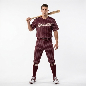 Uniformes de Béisbol Blancos al por Mayor, Camisetas de Béisbol con Degradado de Color, Ropa Deportiva Estampada, Logotipo Personalizado Cosido, Jersey de Béisbol para Hombre - Product Image 2