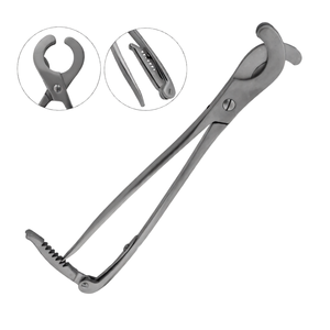 Forceps chirurgicaux vétérinaires personnalisés en acier inoxydable pour la castration - Product Image 1