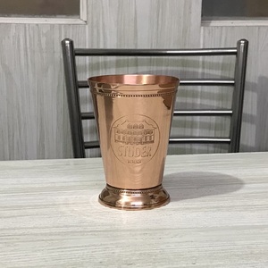 Vaso Julep de Cobre Puro Hecho a Mano de Alta Calidad Evana Impex, Hermoso Vaso de Cobre para Moscow Mule - Product Image 3