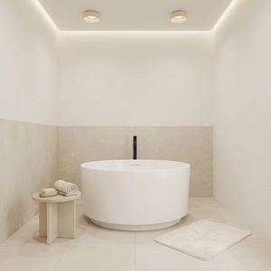 Baignoire autoportante moderne en acrylique FW-3301 pour salle de bain - Product Image 5