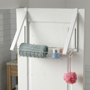 MIT Housewares Wholesale From Taiwan Best Sale Metal <b>Wire</b> <b>Basket</b> Household Storage Door Hanger Rail Clothes Rack - Product Image 1