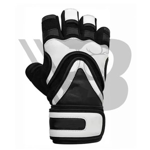 Guantes de Fitness de Cuero de Alta Calidad para Hombre y Mujer, Agarre Duradero, Palma Acolchada, Diseño Transpirable, Personalizables para Gimnasio y Levantamiento de Pesas - Product Image 4