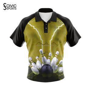 Polos de bowling confortables et élégants Sportswear Maillot De Football T-shirts Sublimation personnalisée - Product Image 5