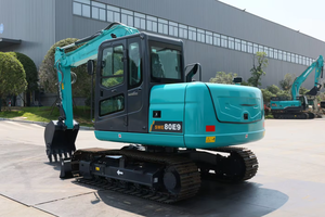 Excavadora Amarilla Usada Versátil de 3 Toneladas con Cabina de Seguridad de Visión Amplia y Brazo Desplazable para Trabajos de Infraestructura en Espacios Reducidos - Product Image 5