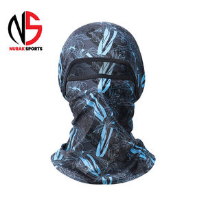 หน้ากากไหมพรมถักสีชมพูนีออนแบบสั่งทำพิเศษ ปี 2026  แบบ 1 รู ปักลายปิดหน้า สำหรับกีฬาฤดูหนาว  หมวกจาก Nurak Sports คุณภาพสูงสุด - Product Image 4