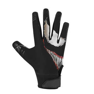 Gants de Football Américain de Qualité Supérieure pour Récepteurs, Paume en Latex Antidérapante, Cuir, Écran Tactile, Imperméables, Logo Personnalisé, Unisexe - Product Image 4