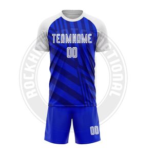 Ensemble de maillot de football personnalisé léger et respirant avec short pour entraînement d'équipe de club - Product Image 1