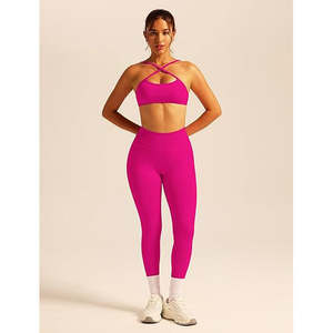 Combinaison de yoga moulante à col halter, dos nu, séchage rapide, pour la course à pied et le fitness, pour femmes - Product Image 2