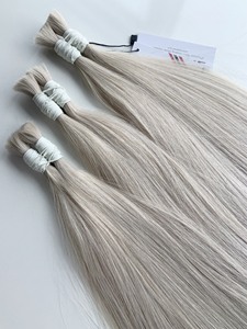 Precio al por mayor Extensiones de cabello a granel Cabello virgen vietnamita Double Drown 100 gramos Colores claros 22 pulgadas - Product Image 2