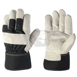 Durable Top Quality Cow Hide Leather Hand Protective Working <b>Gloves</b> Wholesale Price Leather Working <b>Gloves</b> - Product Image 1