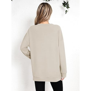 Nouvelle collection de vêtements, design de logo personnalisé, respirant, lourd, anti-boulochage, uni, 100 % coton, sweat-shirt à capuche d'hiver pour femmes - Product Image 3