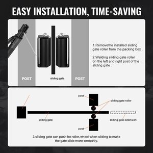 Kit de quincaillerie robuste pour portes coulissantes, 6 pièces, avec support de type C, pour la connexion des rails aux cadres de portes et fenêtres, et pour les roulettes de portes et fenêtres - Product Image 6