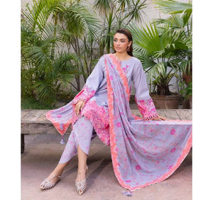 Ssumaira Presenta Charizma Print, Colección de Verano de 3 Piezas, Vestidos de Marca Pakistaní e India al por Mayor - Product Image 1