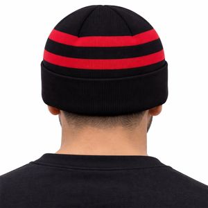 Bonnet unisexe de qualité supérieure, élégant, rayé, chaud, respirant et imperméable, couleur personnalisée, pour le travail, le sport et la protection contre le froid. - Product Image 4