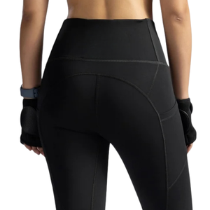 Conjunto de Yoga Personalizado para Mujer, Top Corto de Manga Larga, Leggings de Cintura Alta, Ropa Deportiva para Gimnasio, Fitness y Entrenamiento, Venta al Por Mayor - Product Image 5