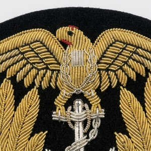 Écusson brodé personnalisé Aigle Doré et Ancre, à coudre, pour uniformes, vestes et vêtements - Product Image 3