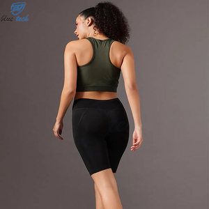 Women Fitness Yoga Set 2 Piece Gym Workout Outfit Tank Top <b>Shorts</b> Quick Dry Breathable Stretch Sportswear Clothing OEM Services - Product Image 5