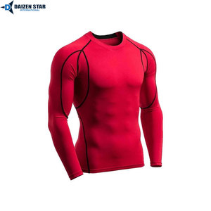 เสื้อรัดกล้ามแขนยาวสำหรับผู้ชาย MMA สำหรับฝึกซ้อมกราปลิง ยิวยิตสู ป้องกันรังสียูวี รับสกรีนโลโก้ - Product Image 4