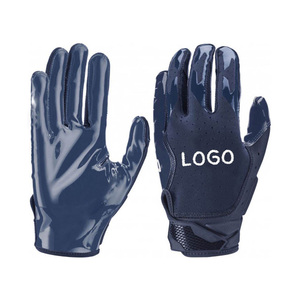 Gants de football pour les wide receivers, entraînement avec paume antidérapante, livraison directe d'usine - Product Image 1