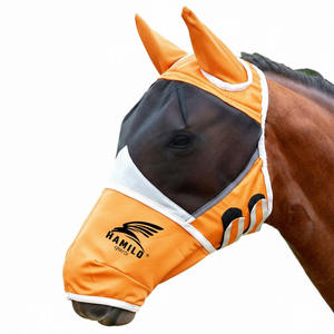 Nouvelle Arrivée Masque Anti-Mouches Confortable pour Chevaux avec Protection UV, Oreilles et Yeux en Maille Respirante et Élastique - Product Image 2