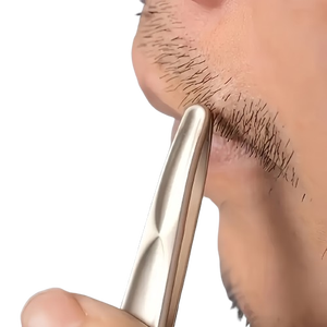 Pinzas de Cejas de Acero Inoxidable de Alta Gama con Punta Redonda para una Depilación Precisa sin Dolor y un Estilo de Salón Perfecto - Product Image 3