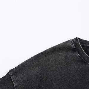 Camiseta Personalizada con Lavado Ácido, 100% Algodón, Estilo Vintage, Cuello Redondo, Corte Holgado - Product Image 5