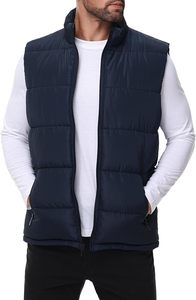 Chaquetas acolchadas casuales con cremallera, de alta calidad, ligeras, con cuello alto y manga larga. - Product Image 1
