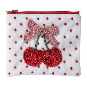 Women's Bohemian Style Beaded Embroidery Coin Purse Handmade in India with Colorful Seed <b>Bead</b> Patterns Zipper Closure for Girls - Product Image 5