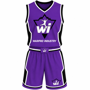 Ensemble d'uniformes de basketball personnalisés pour adultes – Maillot de sport sans manches en polyester respirant et à séchage rapide, haute qualité pour toute l'équipe - Product Image 1