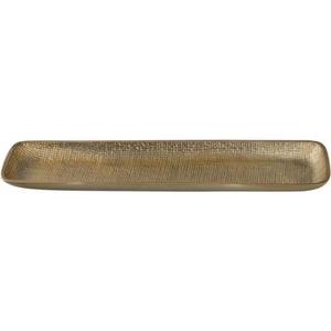 Bandeja de Servicio de Metal con Forma Ovalada, Diseños Personalizables, Acabado Antiguo, Bandejas Decorativas para Sala de Estar, Vajilla para Mesa de Comedor - Product Image 2