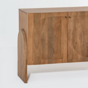 Aparador de Madera de 4 Puertas Vandana Falcon Terra con Amplio y Elegante Almacenamiento para Interiores Modernos - Product Image 3