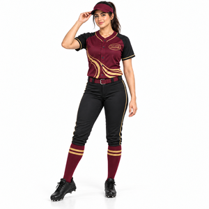 Camisetas de Softbol Personalizadas 100% Poliéster Transpirables Antibacterianas para Equipos Escolares, Clubes, Torneos, Uniformes Deportivos - Product Image 3