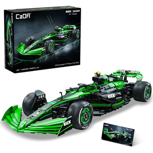 Cada 1:8 MOC Sauber F1 Team C44 Formule 1 Voiture de course F1 Numéro 24 Voiture de sport Blocs de construction City KICK Briques de voiture Jouets Cadeau - Product Image 1