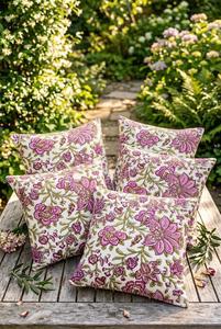 Premium Cotton Cushion Cover Floral Printed <b>Throw</b> <b>Pillow</b> Case Decorative Sofa Cushion Cover - Product Image 5