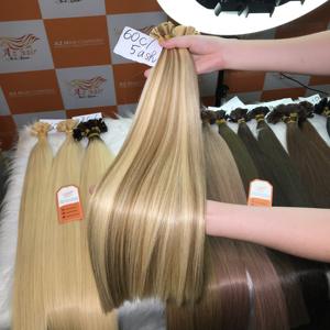 100% Extensions de cheveux Remy vietnamiens nouveau modèle kératine pointe plate dans des couleurs chaudes fournisseur de cheveux humains bruts - Product Image 4