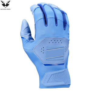 High Performance Raccoon Sports Left-Hand Leather <b>Baseball</b> Batting Gloves Hook Loop Closure Custom Logo Sizes Lightweight - Product Image 2