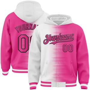 Splendid Apparel Custom Pink Varsity <b>Jacket</b> <b>Men</b> Plus Size STREETWEAR Heat Transfer Printing <b>Letter</b> Pattern Stand Collar Regular - Product Image 4