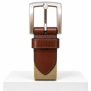 Wholesale OEM/ODM Brand Fashion Mens Nylon Braided <b>Elastic</b> Stretch Casual <b>Belt</b> Steel Pin Buckle 150cm Length 3.0cm Width 003 - Product Image 4