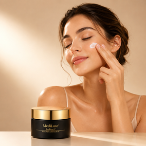 Mediluxe Skin Care Radiant C 50ml Crema Hidratante en Cápsulas Certificada GMP Humectante Facial Niacinamida Vegano Herbal - Product Image 3