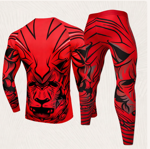 Traje Deportivo de Compresión Spezia International Red Dragon para Hombre, Manga Larga, Cuello Redondo, Secado Rápido, Ligero, Spandex/Nylon - Product Image 2